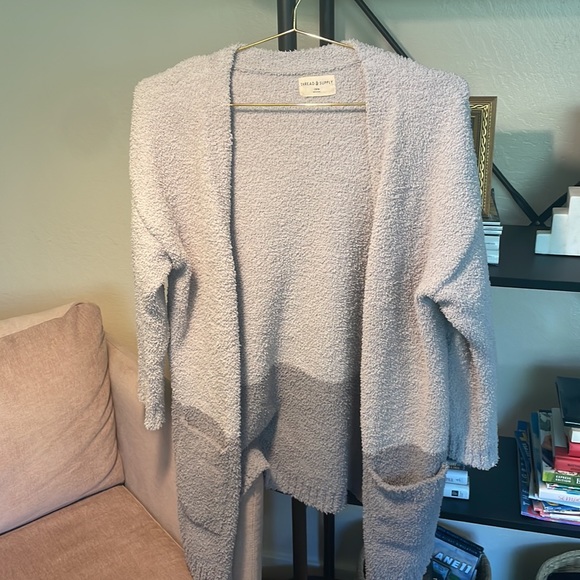Thread & Supply Gray color block cardigan - Picture 2 of 2